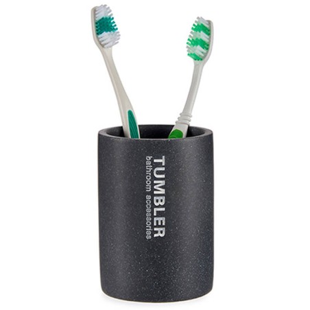 VASO RESINA GRIS BAÑO