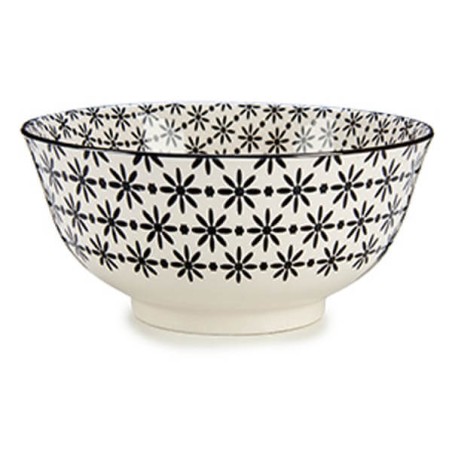 BOL PORCELANA 18CM BLANCO-NEGRO
