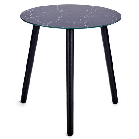 MESA AUXILIAR NEGRA MÁRMOL