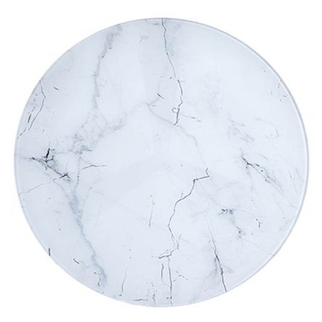 MESA AUXILIAR MÁRMOL BLANCO