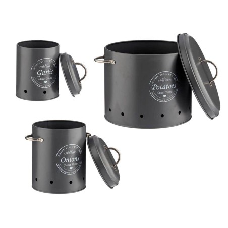 SET 3 BOTES COCINA METAL