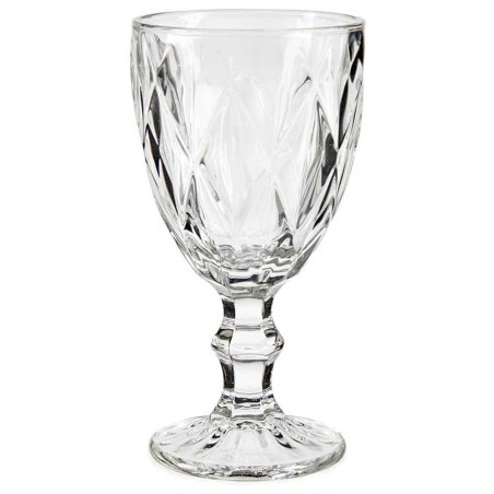 6 COPAS DE VINO 330ML DIAMANTE