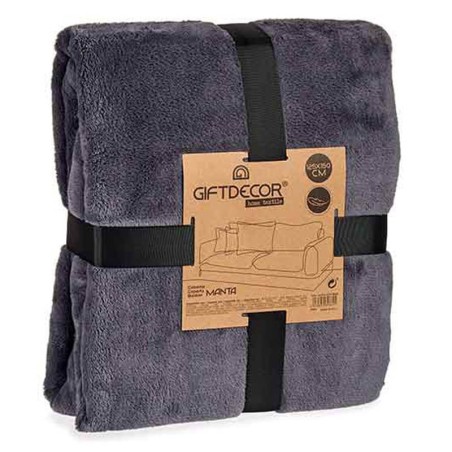 MANTA POLAR 125X150CM GRIS