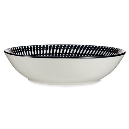 PLATO HONDO 20CM NEGRO ÉTNICO