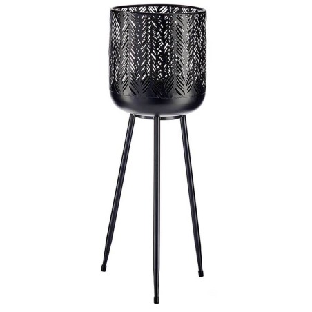 MACETERO CON PATAS NEGRO 27X68,5CM