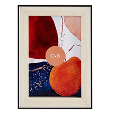 MARCO DE FOTOS 10X15CM NEGRO MADERA