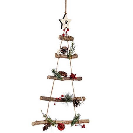ADORNO NAVIDAD ARBOL 48X34CM 