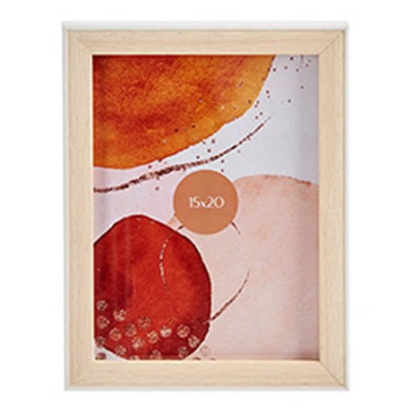 MARCO DE FOTOS 15X20CM BLANCO MADERA