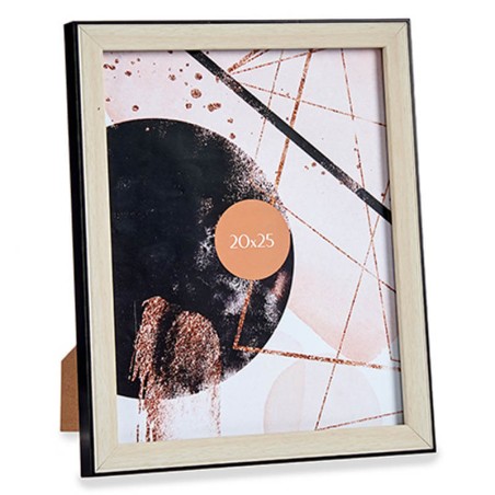 MARCO DE FOTOS 20X25CM NEGRO MADERA