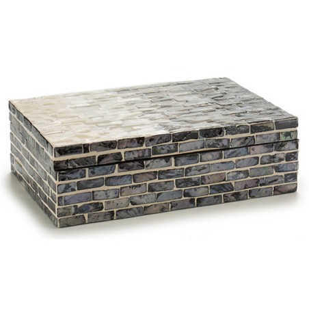 CAJA NACAR GRIS RECTANGULAR