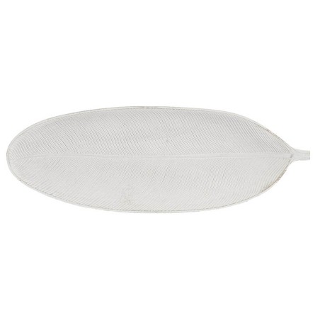 BANDEJA HOJA BLANCA GRANDE 49,5X18X2,5CM