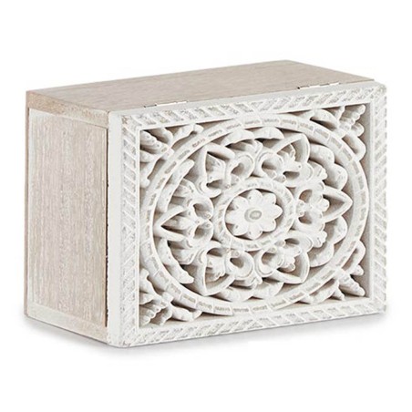 CAJA MADERA CALADA BLANCA
