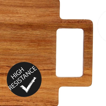 Tabla de corte - madera/mármol negro