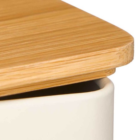 Tarro de cocina crema