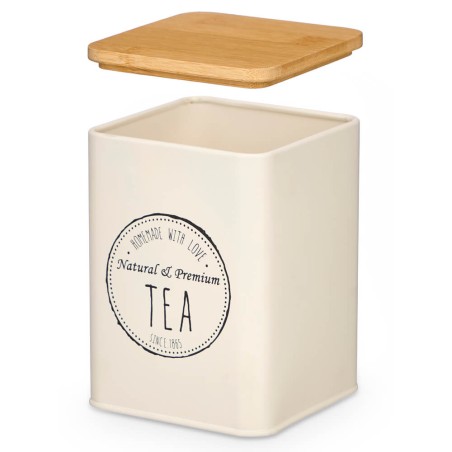 Tarro de cocina crema