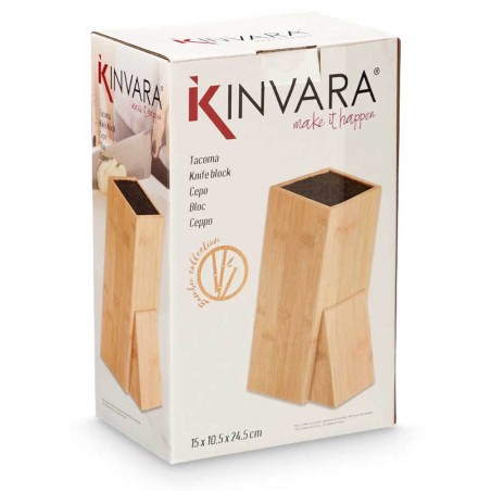 Taco para cuchillos bambú