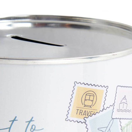 Hucha metálica travel