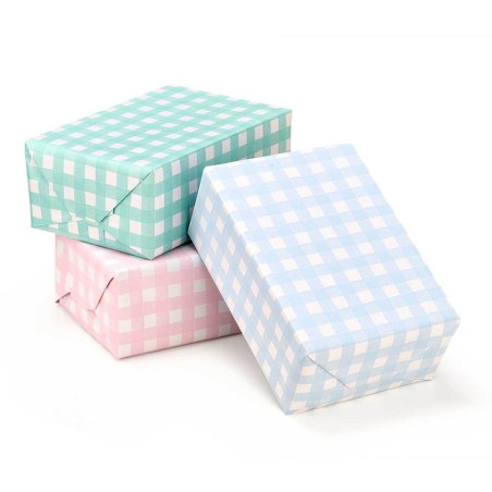 Papel de regalo Vichy 70x200cm