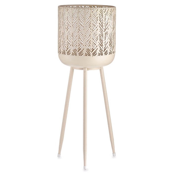 MACETERO CON PATAS CREMA 27X68,5CM