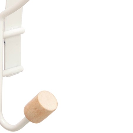 Percha puerta blanca 10 pomos