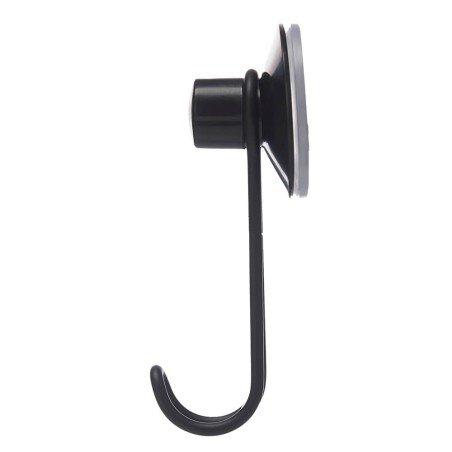 Percha con ventosa negra