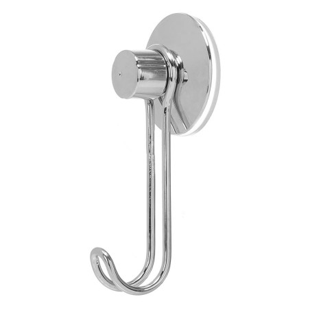 Percha con ventosa acero