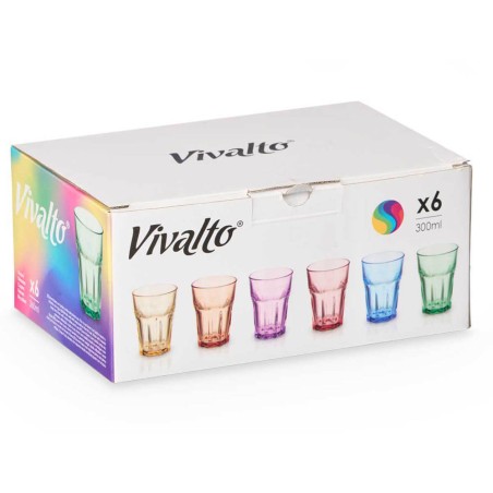 VASO DE COLORES 300ML