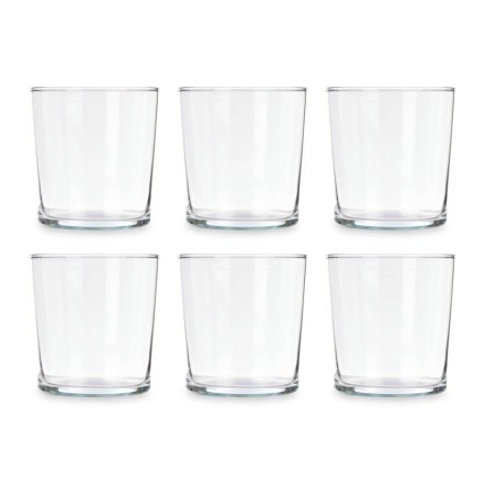 6 Vasos de agua recto 370ml