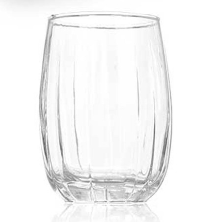 6 vasos de agua rayas 380ml