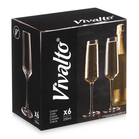 Copas champagne cónica 250ml