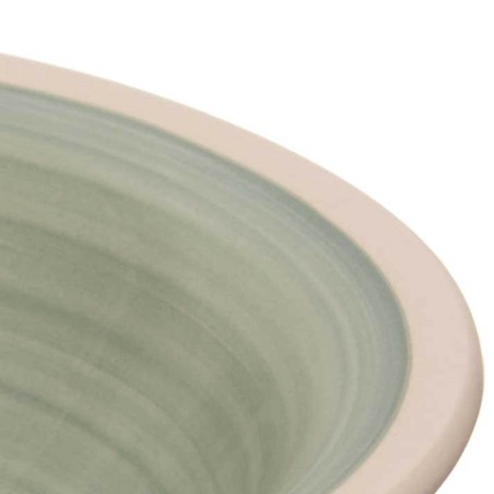 6 platos hondos verdes 21cm