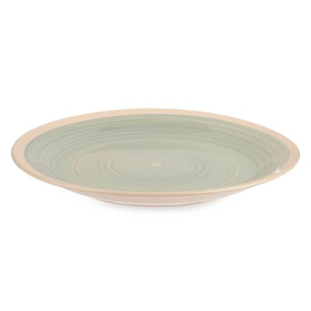 6 platos llanos verdes 26,5cm