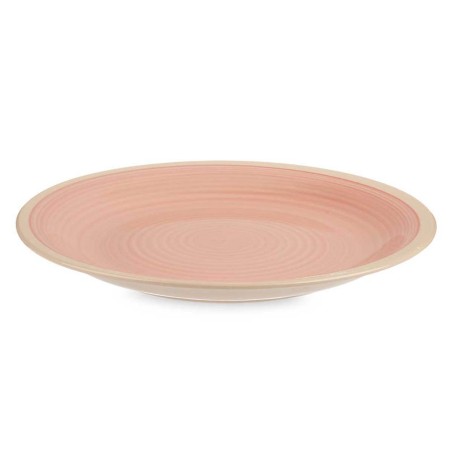 6 platos llanos rosas 26,5cm