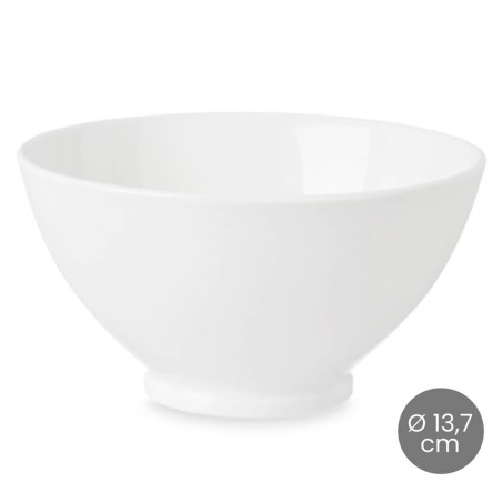 Bol porcelana blanca 13,7cm