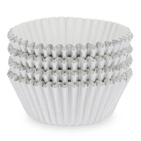 100 Cápsulas cupcakes metalizadas 11cm