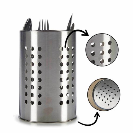 Escurre cubiertos acero inox 12x18cm