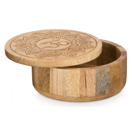 Caja decorada redonda OM