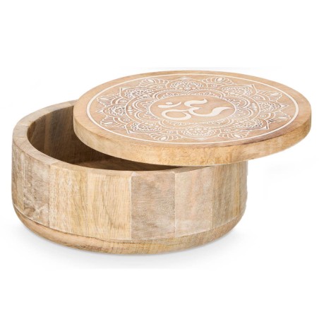 Caja decorada redonda OM