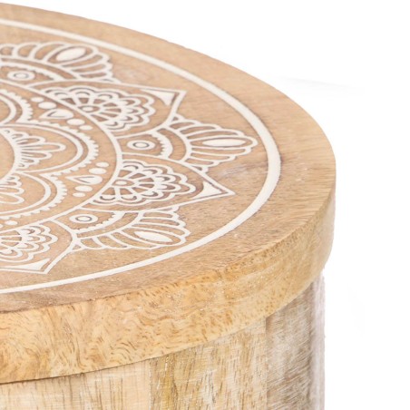 Caja decorada redonda OM