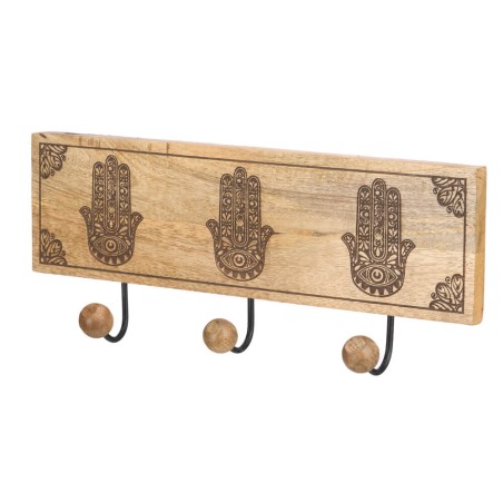 Perchero pared Hamsa