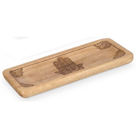 Bandeja decorativa Hamsa 31x15cm