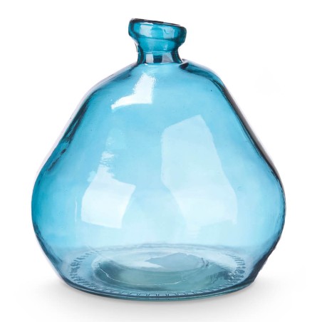 Jarrón turquesa 17x17x18cm