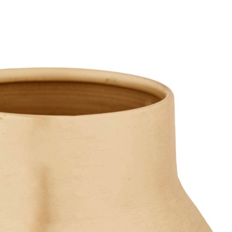 Jarrón metal dorado