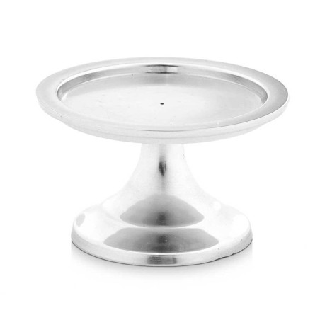 Candelabro plateado 6cm