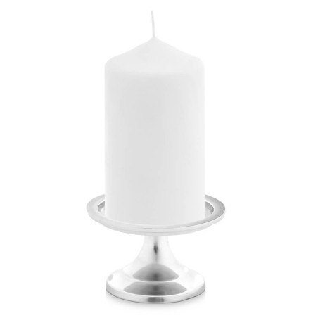 Candelabro plateado 6cm