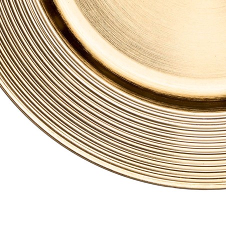 BAJO PLATO DORADO 36CM