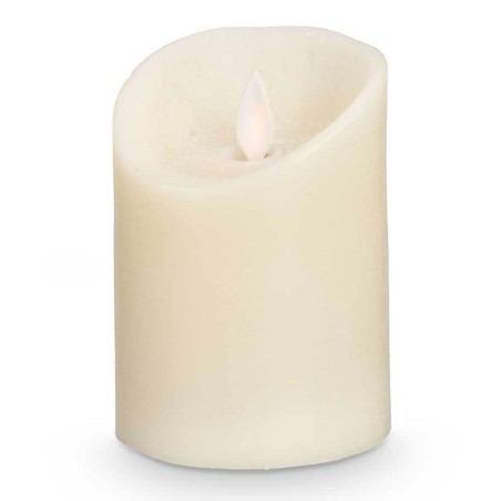 Vela led crema 10x7,5cm