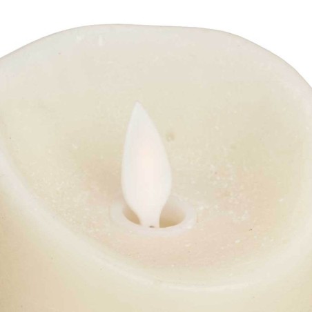 Vela led crema 10x7,5cm