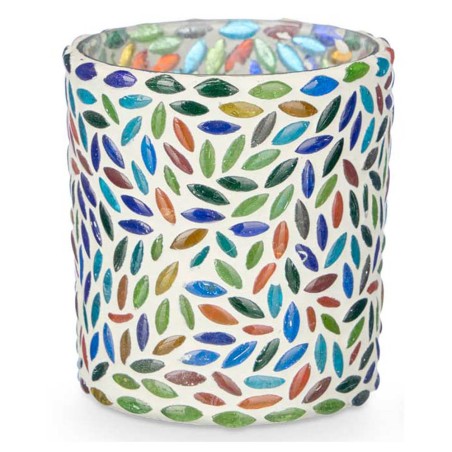 Portavelas vaso flores