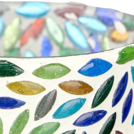 Portavelas vaso flores